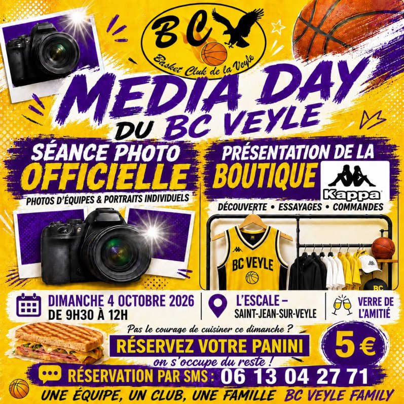 Affiche Media Day 2026 2027