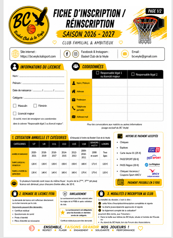Fiche Inscription